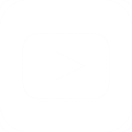 YouTube logo, white