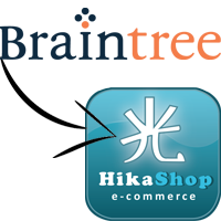 BrainTree Payment Plugin for HikaShop